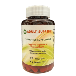 Adult Supreme Probiotics 25billion 60Veg.Caps 