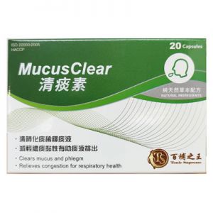 Mucus Clear 20 Capsules