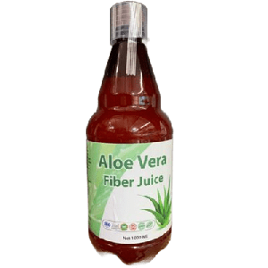 Organic Aloe Vera Fiber Juice 1L